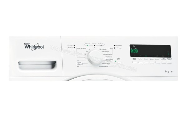 WHIRLPOOL DGELX90111 - Panneau de commandes