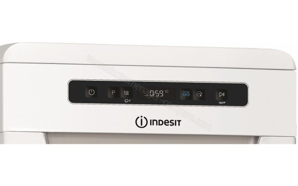 INDESIT DSFO3T224 - Panneau de commandes (cr&eacute;dit : Boulanger)