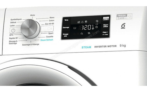 WHIRLPOOL EFFB9258WVFR - Vue des programmes