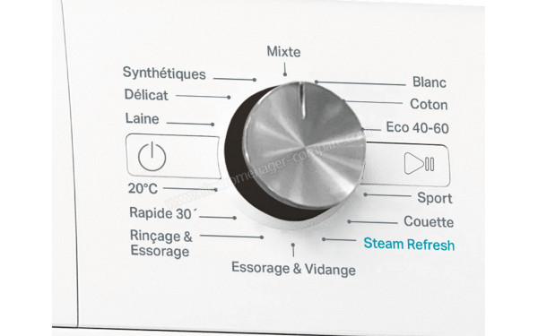 WHIRLPOOL FFB8458BVFR - Vue des programmes