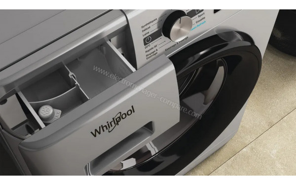 WHIRLPOOL FFB8469SBVFR - Zoom sur le tiroir lessiviel