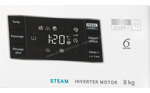 WHIRLPOOL FFB8638BVFR - Vue des options