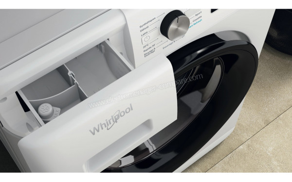 WHIRLPOOL FFBB11469BVFR - Zoom sur le tiroir lessiviel