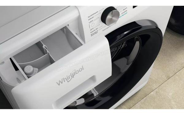WHIRLPOOL FFBB11489BVFR - Zoom sur le tiroir lessiviel