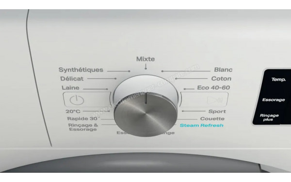 WHIRLPOOL FFBC10489SVFR - Vue des programmes