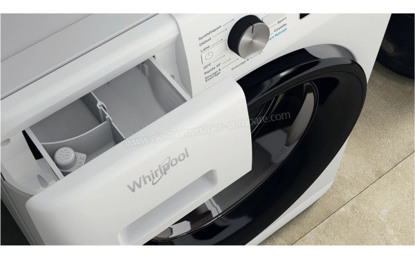 WHIRLPOOL FFBD11469BVFR - Zoom sur le tiroir lessiviel