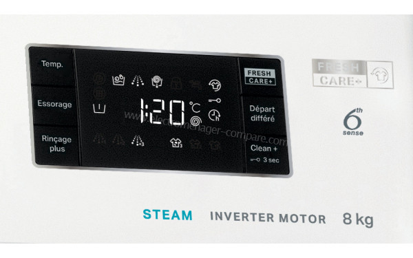 WHIRLPOOL FFBP8489BVFR - Vue des programmes