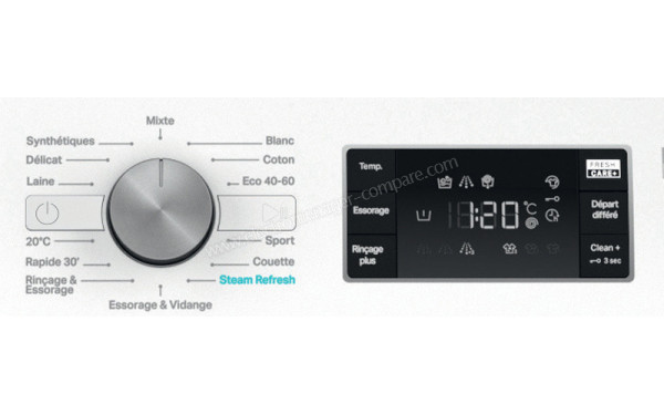 WHIRLPOOL FFBR10489BSVFR - Panneau de commandes