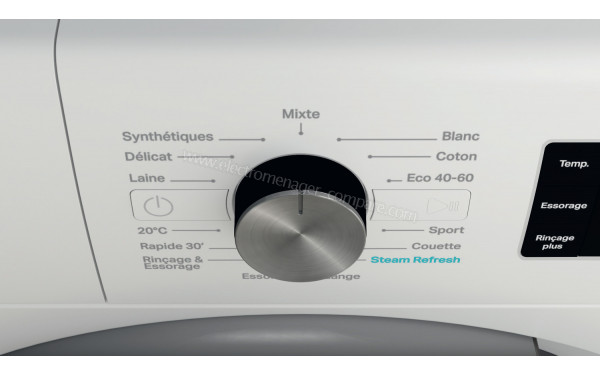 WHIRLPOOL FFBR10489BSVFR - Vue des programmes