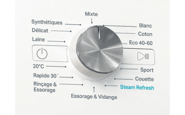 WHIRLPOOL FFBS8448WVFR - Vue des programmes