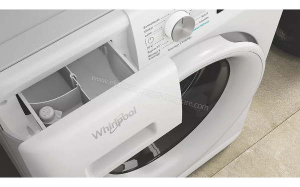 WHIRLPOOL FFBS8489WVFR - Zoom sur le tiroir lessiviel