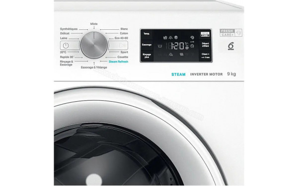 WHIRLPOOL FFBS9458WVFR - Vue des programmes