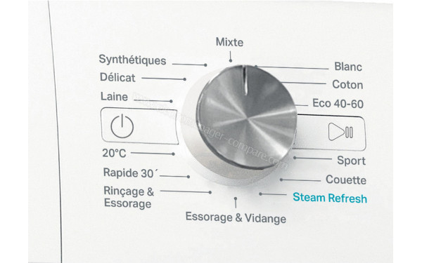 WHIRLPOOL FFBS9479WVFR - Vue des programmes