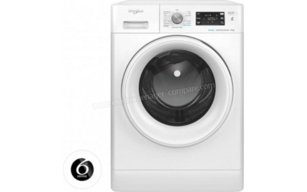 WHIRLPOOL FFBU8248VFR - Vue de face