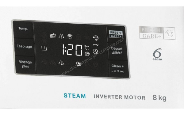 WHIRLPOOL FFBU8258VFR - Vue des programmes