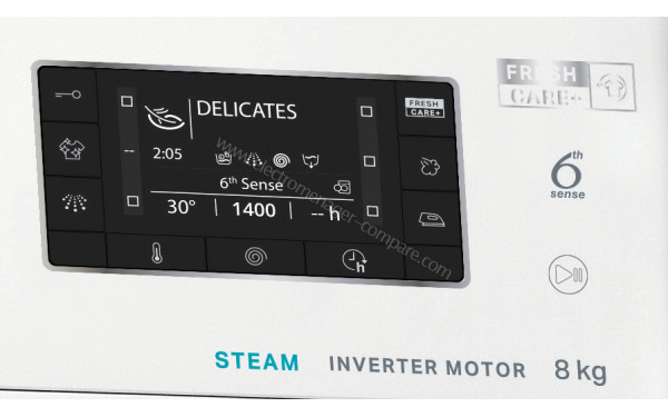 WHIRLPOOL FFD8489BVFR - Vue des programmes