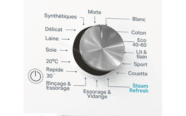 WHIRLPOOL FFD9638BCVFR - Vue des programmes