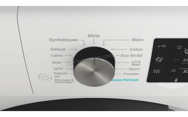 WHIRLPOOL FFDB10469BVFR - Vue des programmes