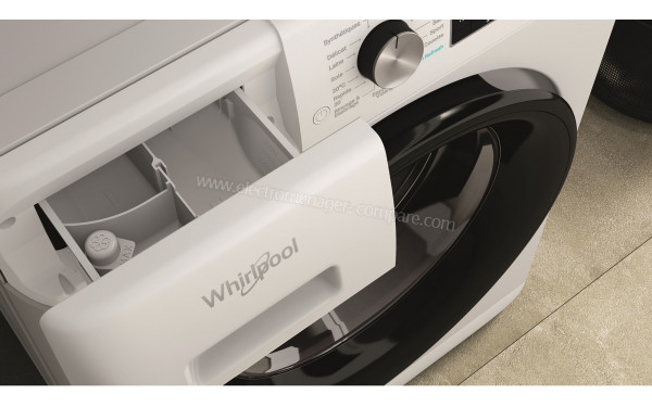 WHIRLPOOL FFDB11469BVFR - Zoom sur le tiroir lessiviel