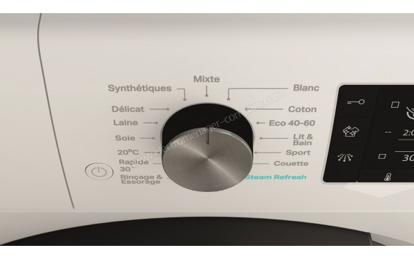 WHIRLPOOL FFDB11469BVFR - Vue des programmes