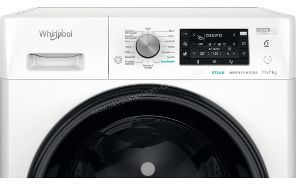 WHIRLPOOL FFDB1174489BVFR - Panneau de commandes