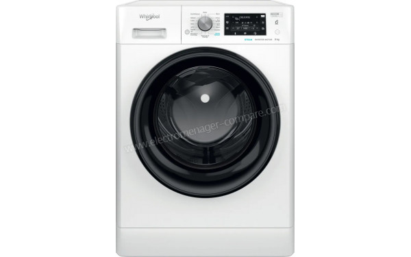 Lave-linge hublot posable Whirlpool: 9,0 kg - FFDB 9469 BV FR (Via