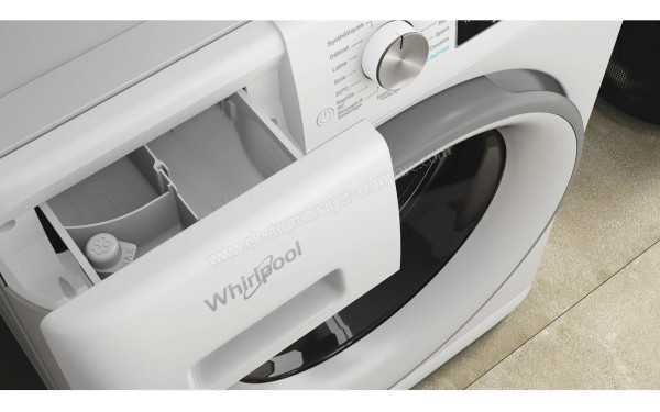 WHIRLPOOL FFDD11469SVFR - Zoom sur le tiroir lessiviel