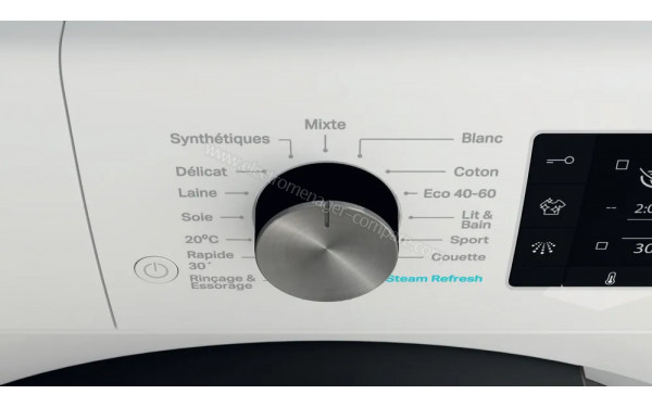 WHIRLPOOL FFDD11489BVFR - Vue des programmes