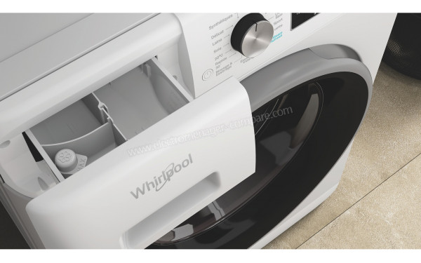 WHIRLPOOL FFDD9458BSVFR - Zoom sur le tiroir lessiviel