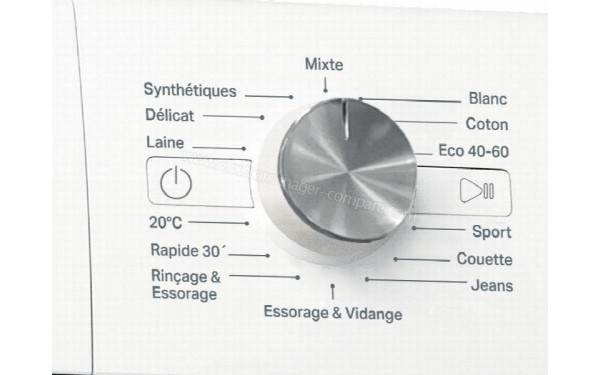 WHIRLPOOL FFSP9269WFR - Vue des programmes