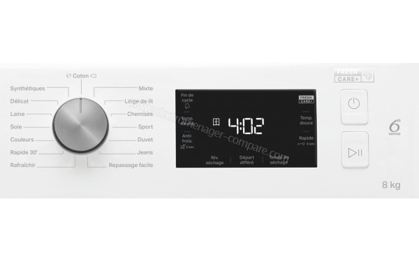WHIRLPOOL FFTM228X3BFR - Vue des programmes