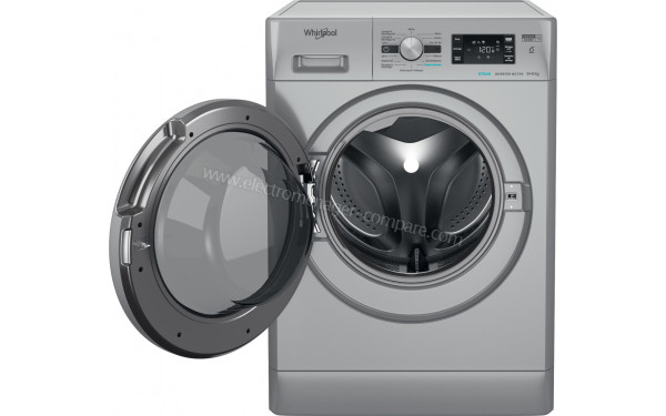 WHIRLPOOL FFWDB964369SBSVFR - Vue de face hublot ouvert