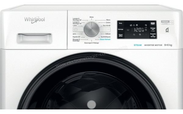 WHIRLPOOL FFWDB964489BVFR - Panneau de commandes