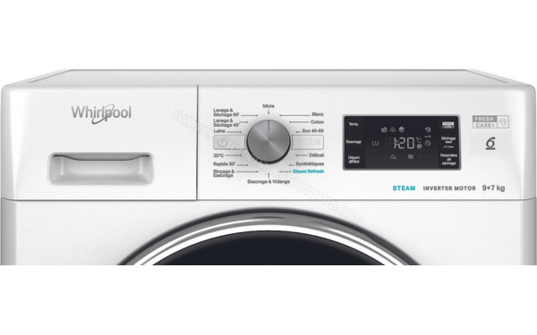 WHIRLPOOL FFWDB976258BCVFR - Panneau de commandes