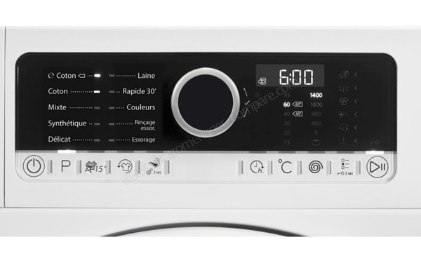 WHIRLPOOL FSCR80413 - Les programmes et options (cr&eacute;dit : Boulanger)