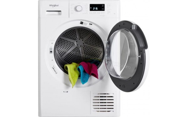 WHIRLPOOL FTCHACM118XBFR - Vue de face avec hublot ouvert