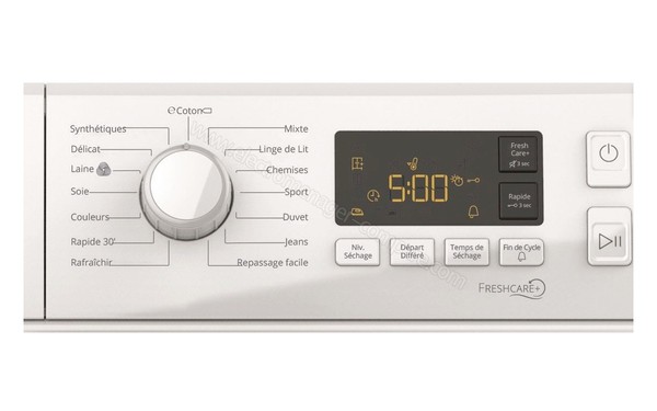 WHIRLPOOL FTM1182FR - Panneau de commandes (cr&eacute;dit : Boulanger)