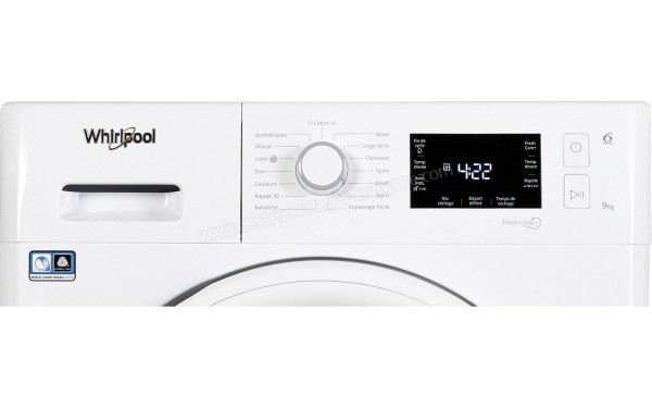 WHIRLPOOL FTM229X2FR - Panneau de commandes (cr&eacute;dit : Boulanger)