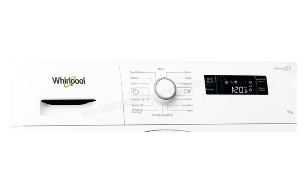 WHIRLPOOL FWF 91283 W FR - Panneau de commandes