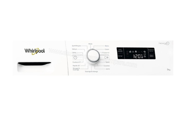 WHIRLPOOL FWF91483WFR - Panneau de commandes
