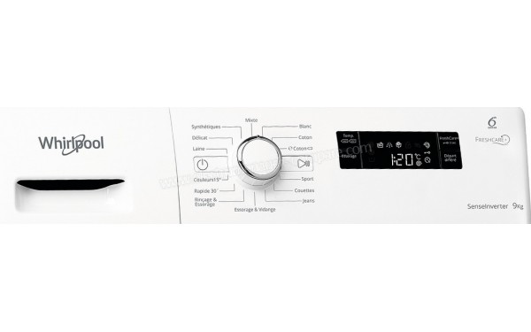 WHIRLPOOL FWFB91483WCFR - Panneau de commandes