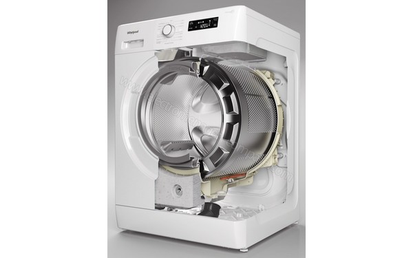 WHIRLPOOL FWFP 81484 W FR - Vue de l'int&eacute;rieur (cr&eacute;dit : Boulanger)