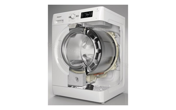 WHIRLPOOL FWG71484WS FR - Vue du tambour