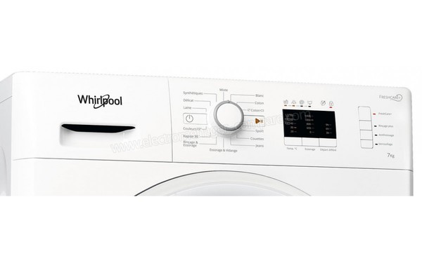 WHIRLPOOL FWL71452WFR - Panneau de commandes
