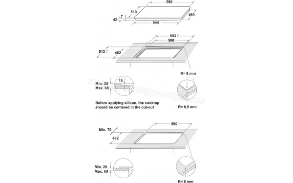 WHIRLPOOL GOB 616/MR FR - Sch&eacute;ma technique