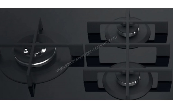 WHIRLPOOL GOWL 928/NB - Zoom sur les foyers au gaz