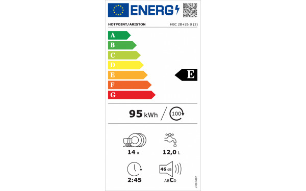 HOTPOINT HBC2B+26B - &Eacute;tiquette &eacute;nergie v2