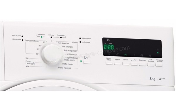 WHIRLPOOL HGELX80510 - Vue des commandes (cr&eacute;dit : Boulanger)