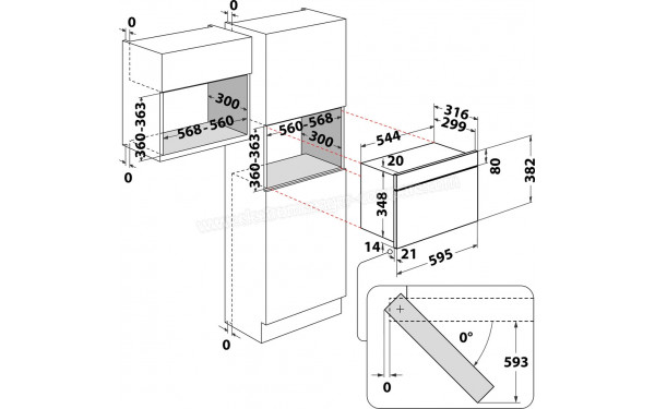 WHIRLPOOL MBNA920X - Dimensions