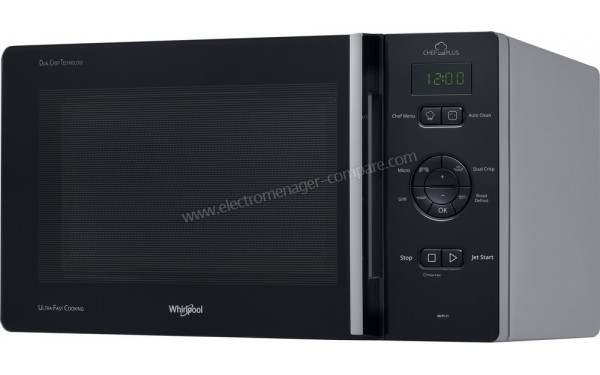 WHIRLPOOL MCP 345/SL - Vue 3/4 droite